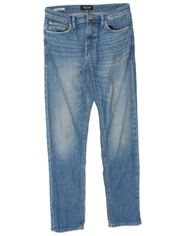 JACK & JONES Ανδρικό τζιν GLENN Slim W27 L30 Μπλε βαμβακερό