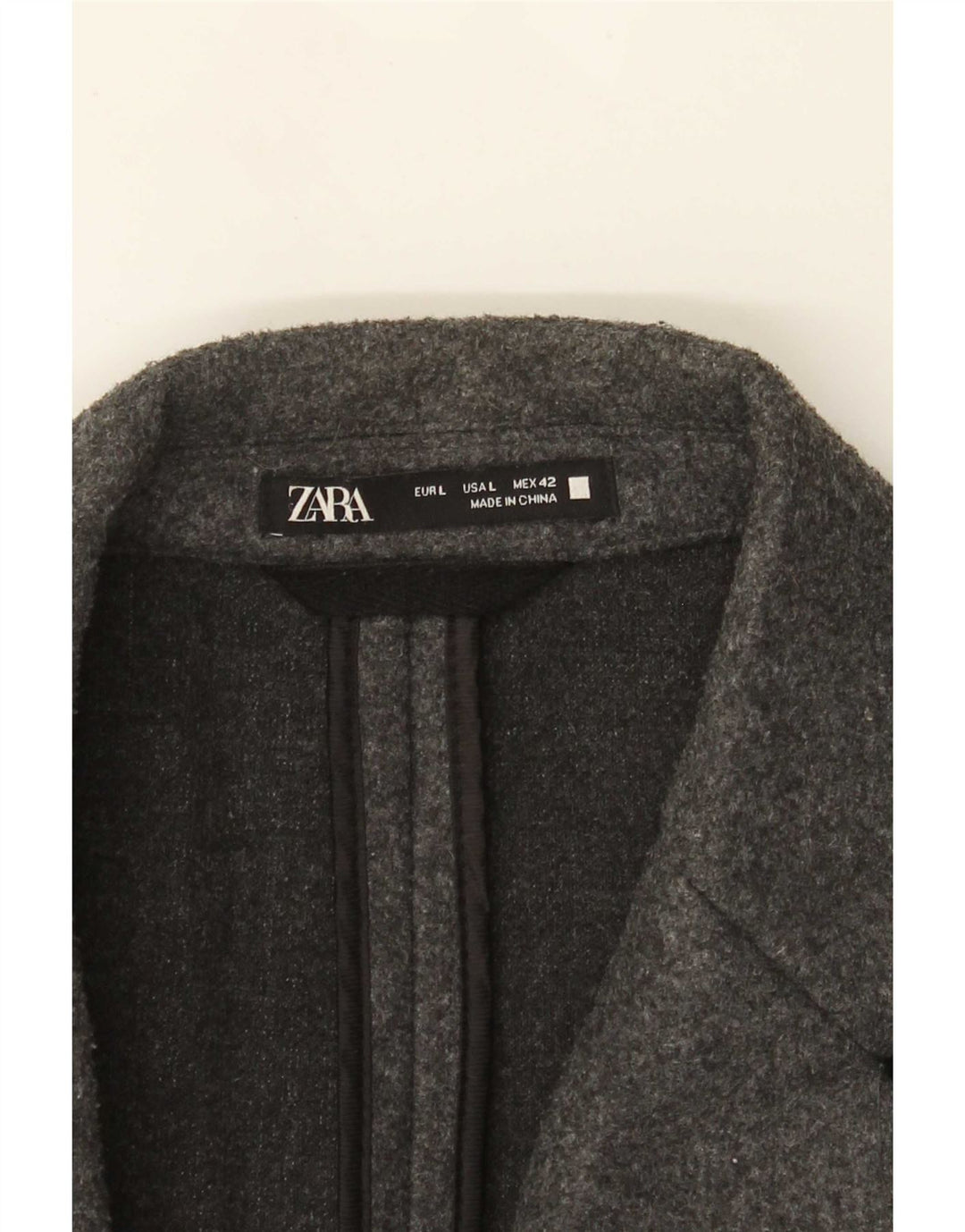 Zara Ανδρικό Πανωφόρι UK 40 Large Grey