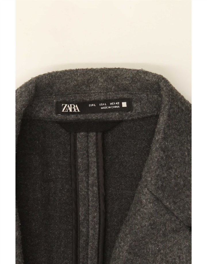 Zara Ανδρικό Πανωφόρι UK 40 Large Grey