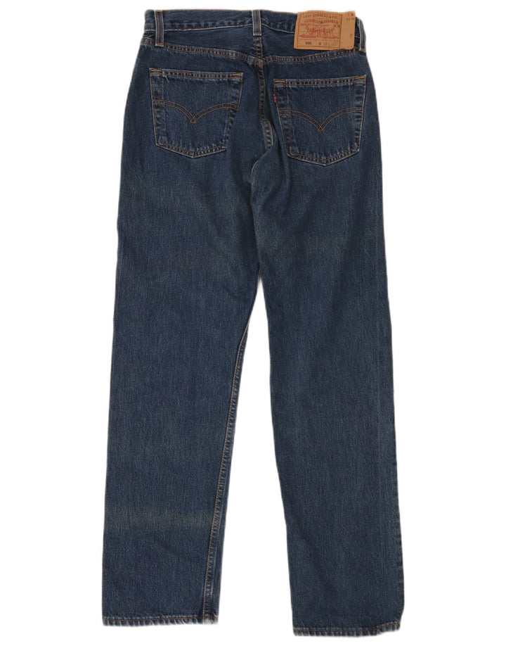 Levi's Mens 501 Straight Jeans W30 L30 Navy Blue