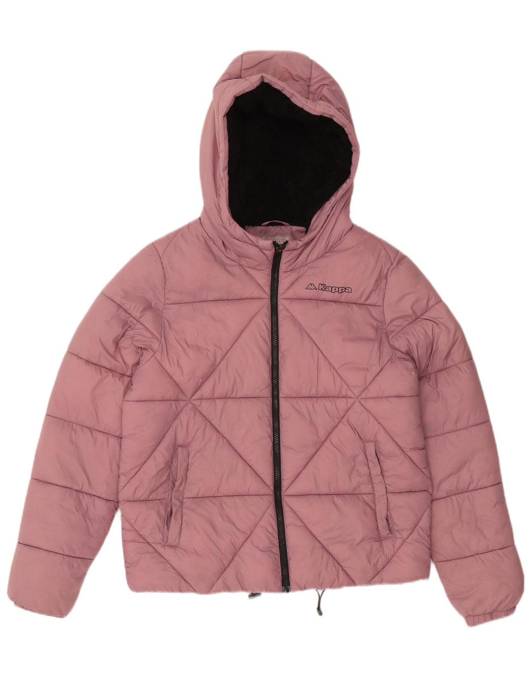 Kappa γυναικείο μπουφάν με κουκούλα UK 16 Large Pink