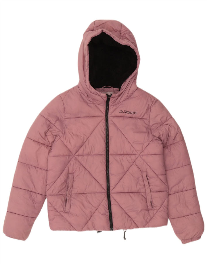 Kappa γυναικείο μπουφάν με κουκούλα UK 16 Large Pink
