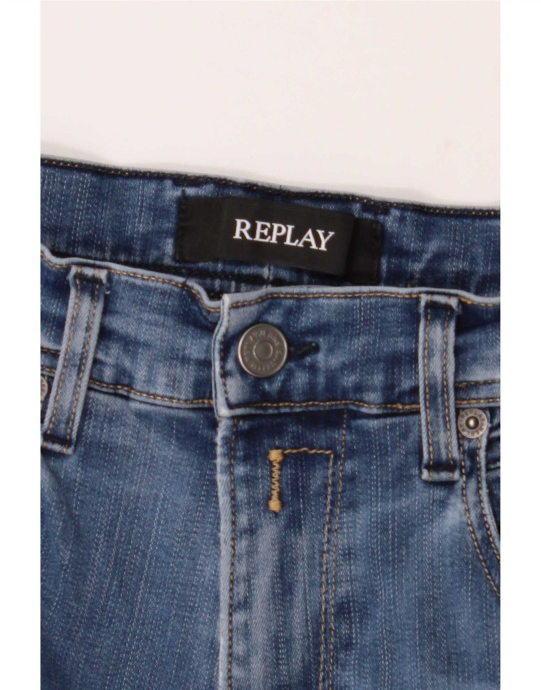 Replay Ανδρικά Straight Jeans W30 L29 Blue