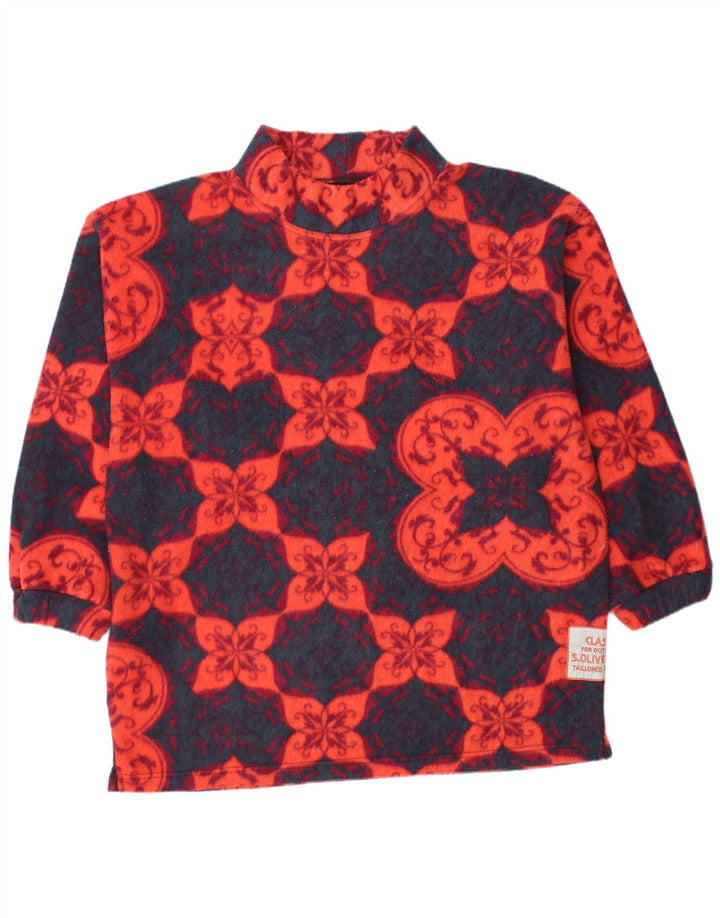 S.Oliver Ανδρικό Fleece Jumper XL Navy Blue Floral Polyester