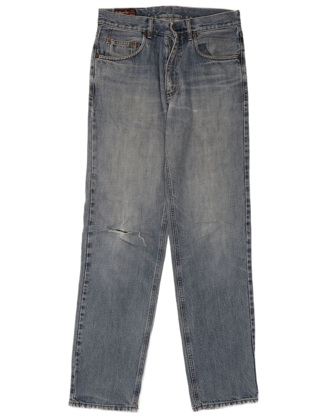 Ανδρικό τζιν Marlboro Classics Distressed Straight W32 L34 Μπλε βαμβακερό