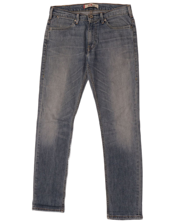 Levi's Womens 519 Slim Jeans W30 L32 Blue