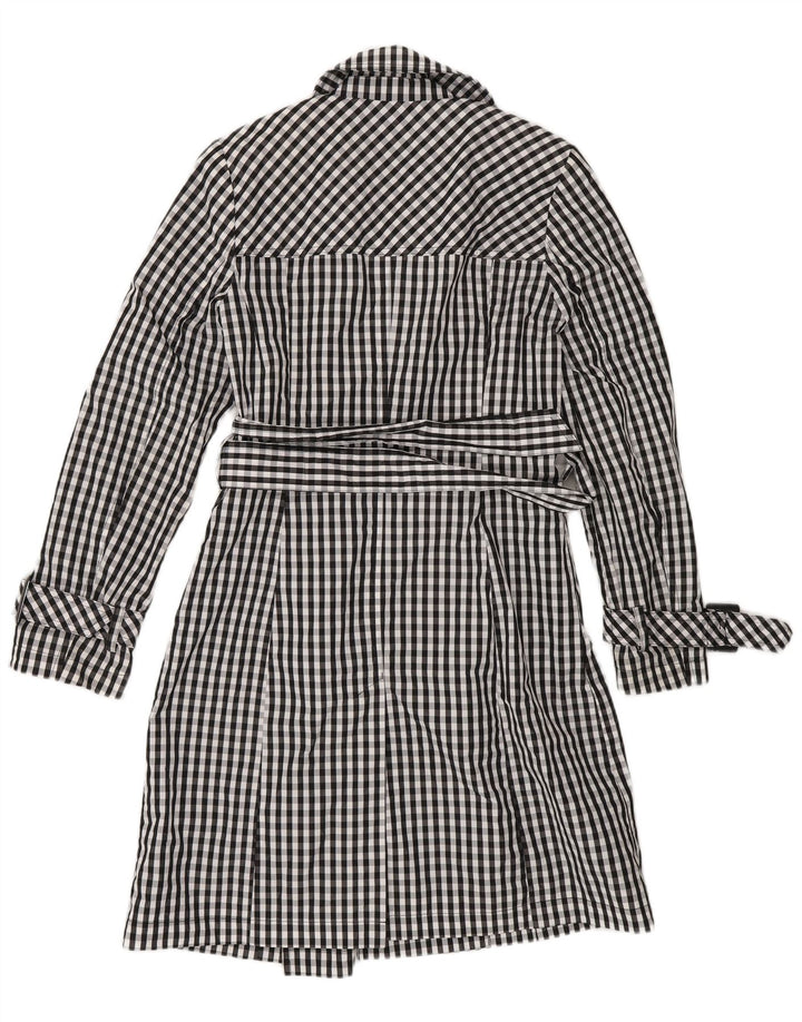 Laura Ashley Γυναικεία καμπαρντίνα UK 10 Small Navy Blue Gingham Polychlorid