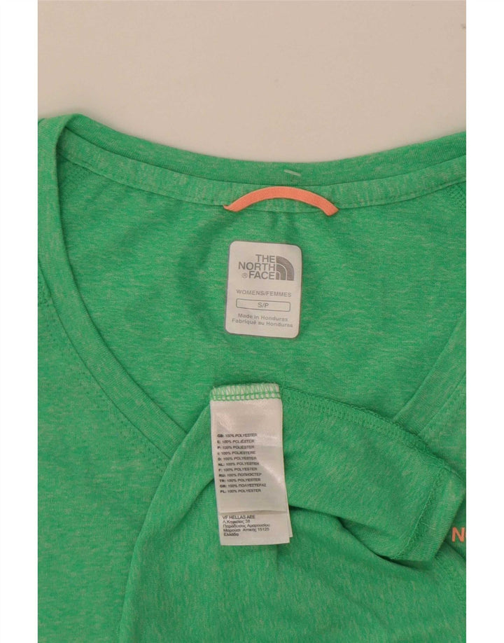 Γυναικείο T-Shirt North Face Top UK 10 Small Green Polyester