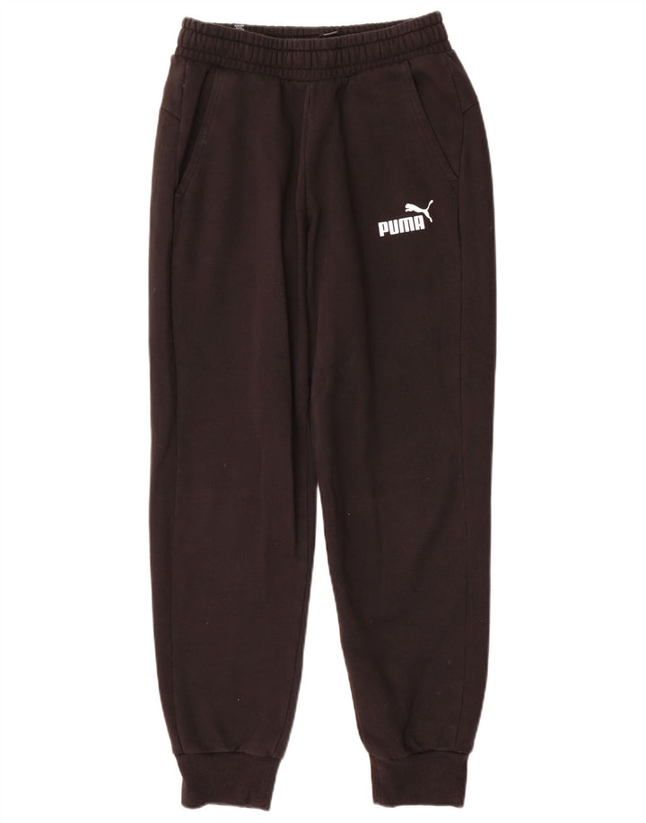 Ανδρική αθλητική φόρμα Puma Παντελόνι Joggers Μικρό μαύρο βαμβακερό