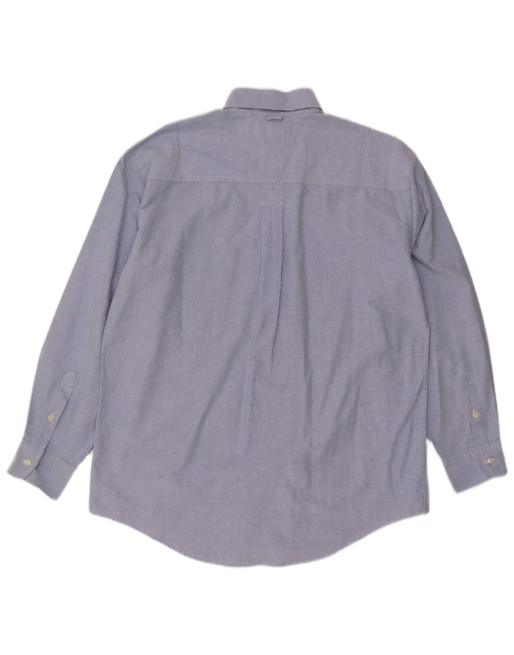 Ανδρικό πουκάμισο Timberland Loose Fit Μικρό μπλε βαμβακερό