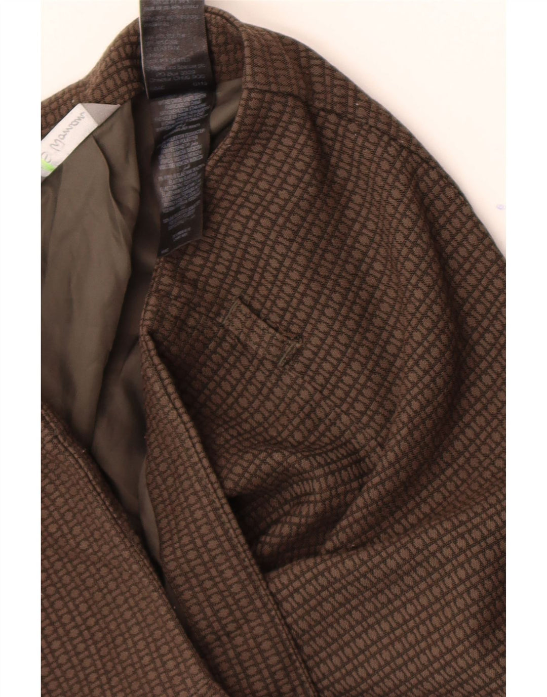 Marks & Spencer Γυναικεία Pencil Φούστα W32 Μεγάλο καφέ γεωμετρικό πολυεστέρα