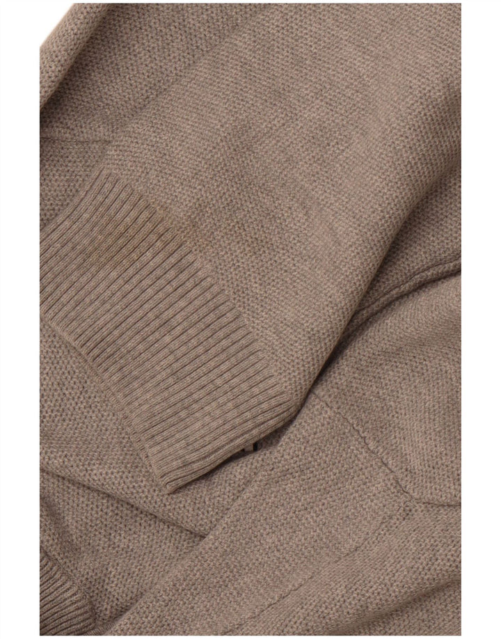 TOMMY HILFIGER Ανδρικό πουλόβερ με φερμουάρ XL Γκρι βαμβακερό