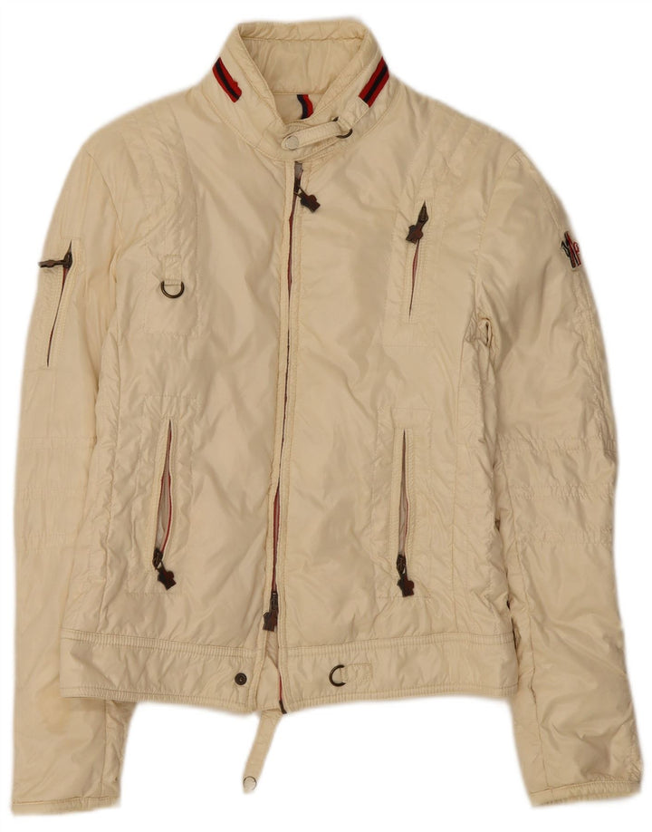 Γυναικείο μπουφάν Moncler Bomber Size 1 Small Off White Polyamide