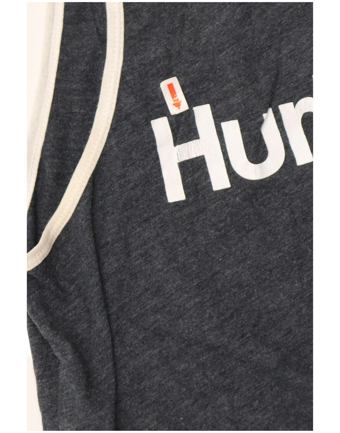 HURLEY Ανδρικό γραφικό γιλέκο Premium Fit Μικρό βαμβακερό γκρι