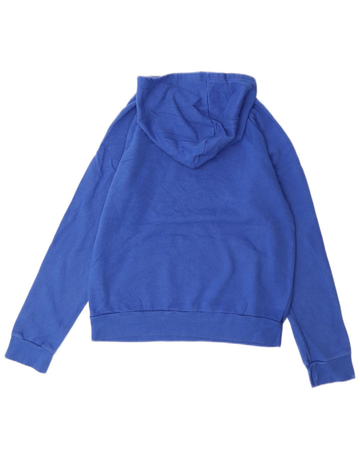 UNDER Armour Boys Graphic Hoodie Jumper 11-12 ετών μεγάλο μπλε βαμβακερό