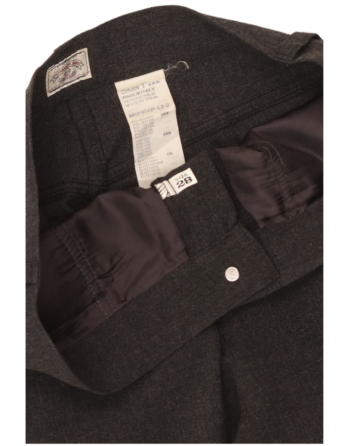 ARMANI Γυναικείο Tapered Casual Παντελόνι W28 L28 Γκρι Πολυεστέρας