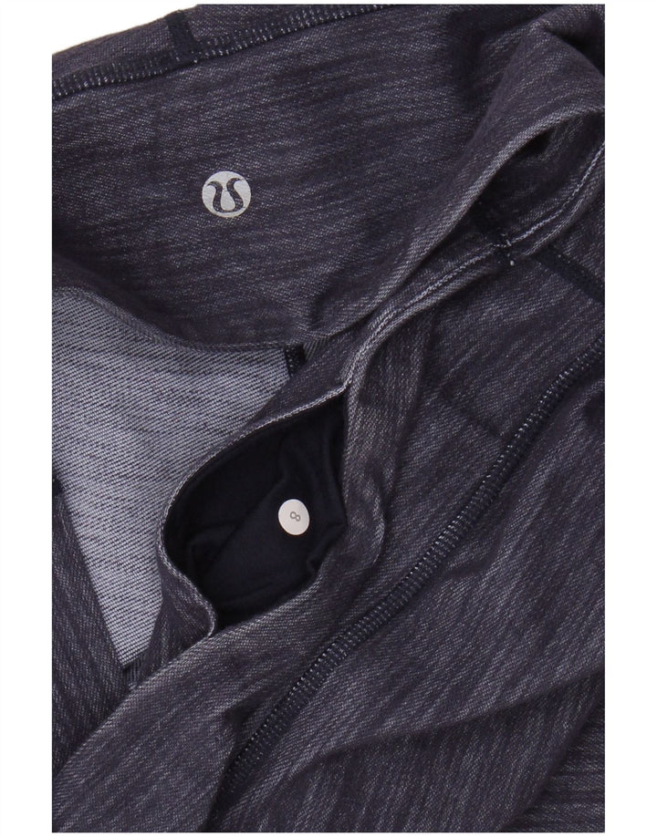 Γυναικείο κολάν κάπρι LULULEMON US 8 Μέτριο μωβ ρίγες