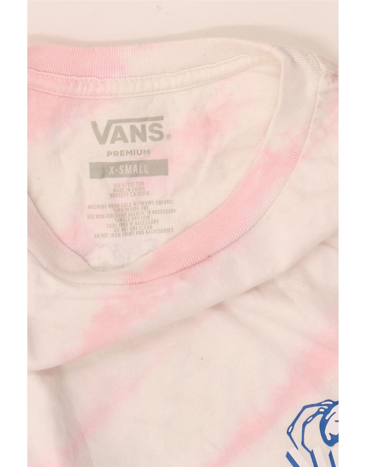 Vans Ανδρικό τοπ Premium μακρυμάνικο XS White Tie Dye Cotton