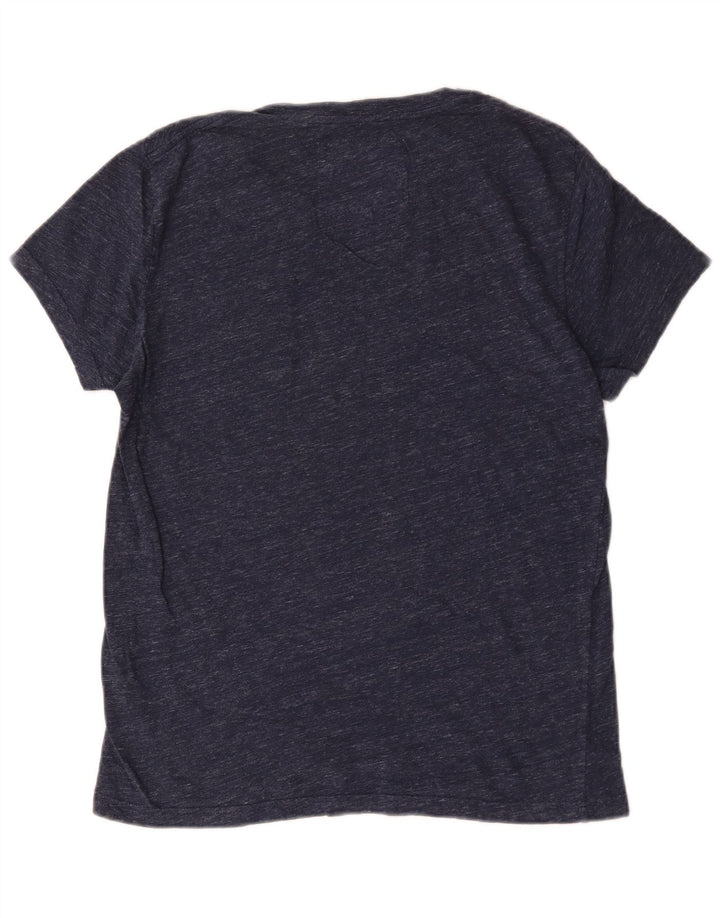 Ανδρικό μπλουζάκι Jack Wills Top από βαμβακερό μεσαίο μπλε ναυτικό