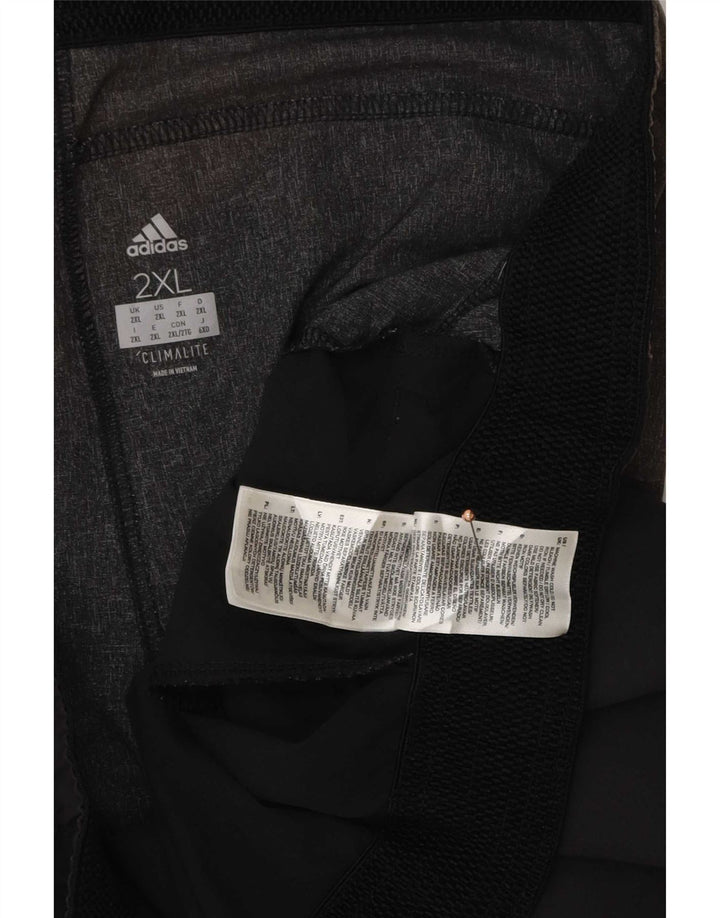 Ανδρικό αθλητικό σορτς Adidas Climalite 2XL Μαύρο Colourblock Πολυεστέρας