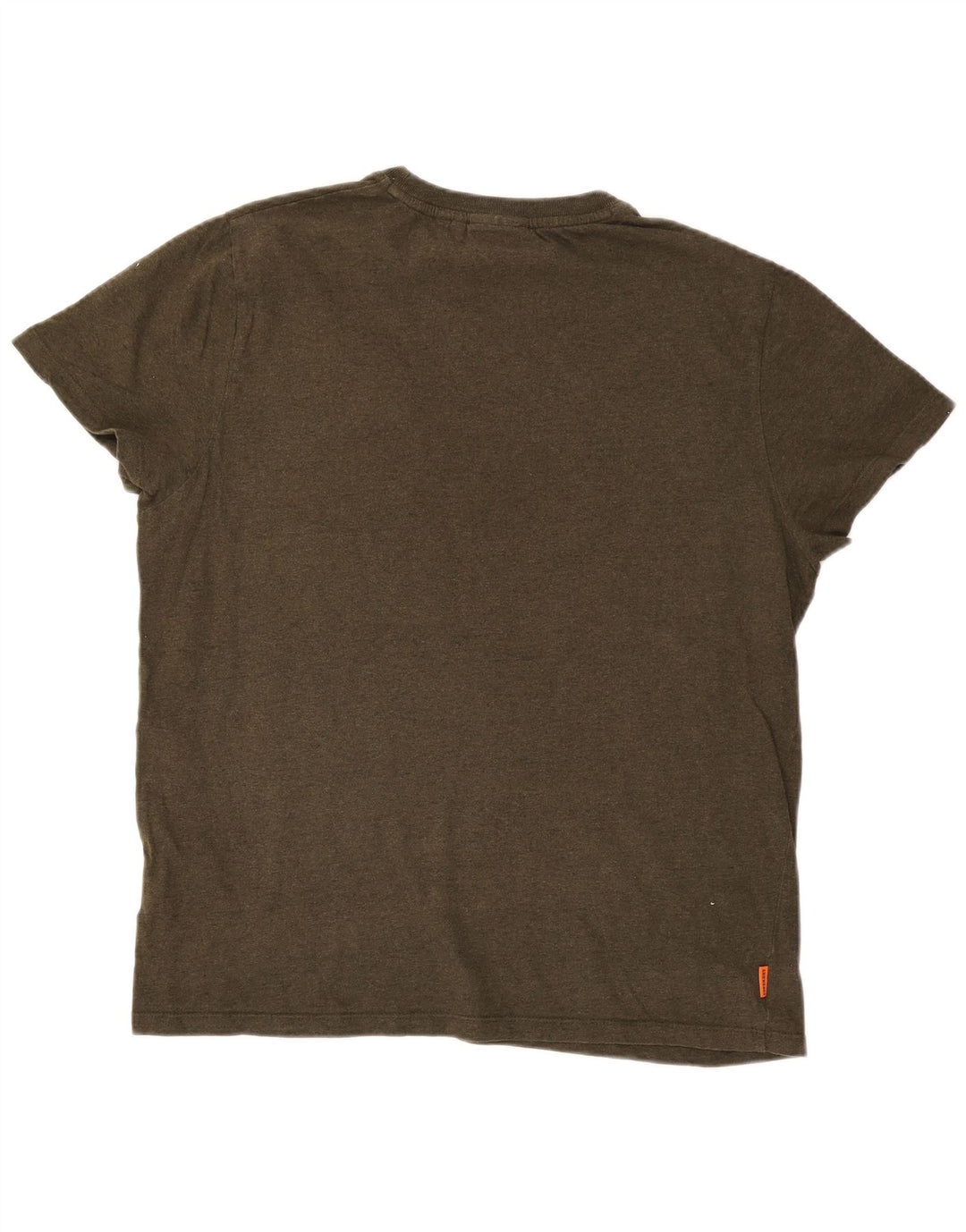 Superdry Ανδρικό T-Shirt Top 2XL Χακί Βαμβακερό