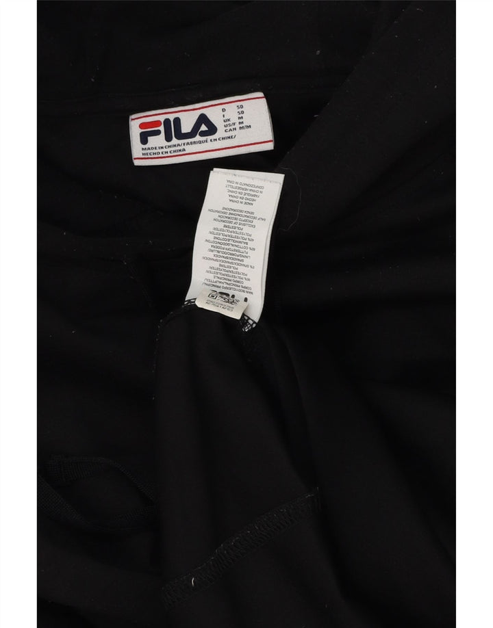 Fila Ανδρικό Hoodie Jumper Μεσαίο Μαύρο Πολυεστέρας