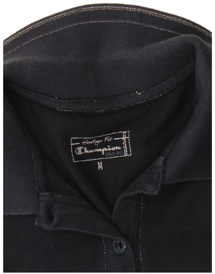CHAMPION Γυναικεία Heritage Fit Polo UK 12 Medium Navy Blue