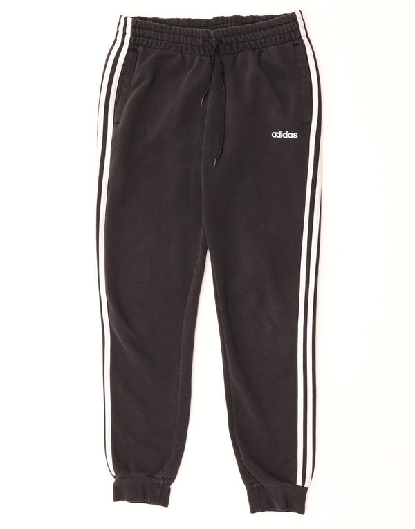 Adidas Γυναικεία φόρμα παντελόνι Joggers UK 12/14 Μεσαίο μαύρο βαμβακερό