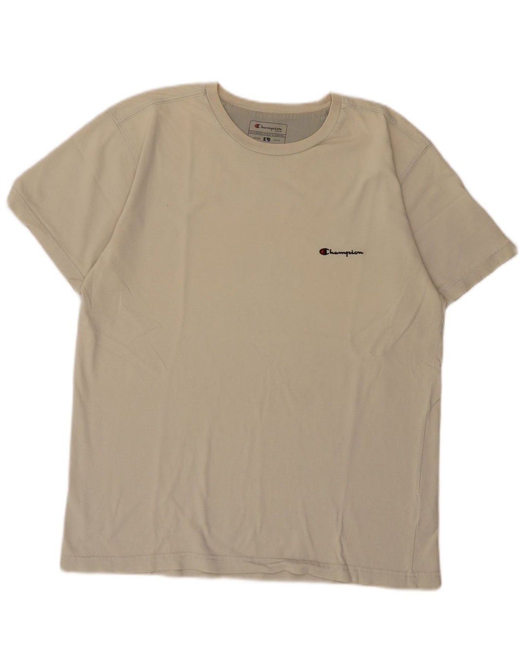 Ανδρικό T-Shirt Champion Top μεγάλο μπεζ βαμβακερό