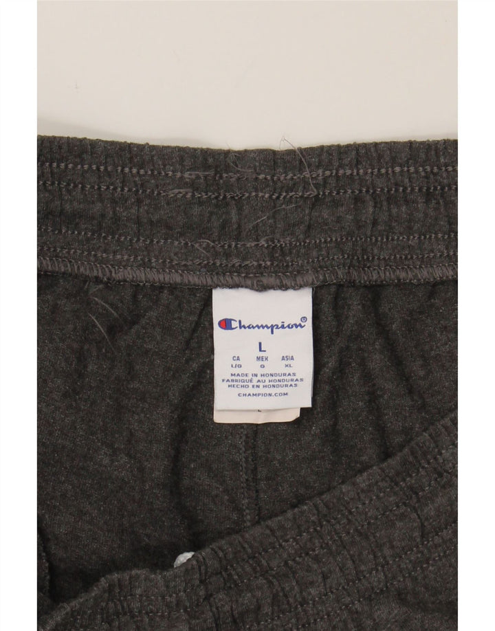 CHAMPION Mens Tracksuit Trousers Joggers Large Grey Cotton Vintage Champion and Second-Hand Champion from Messina Hembry 