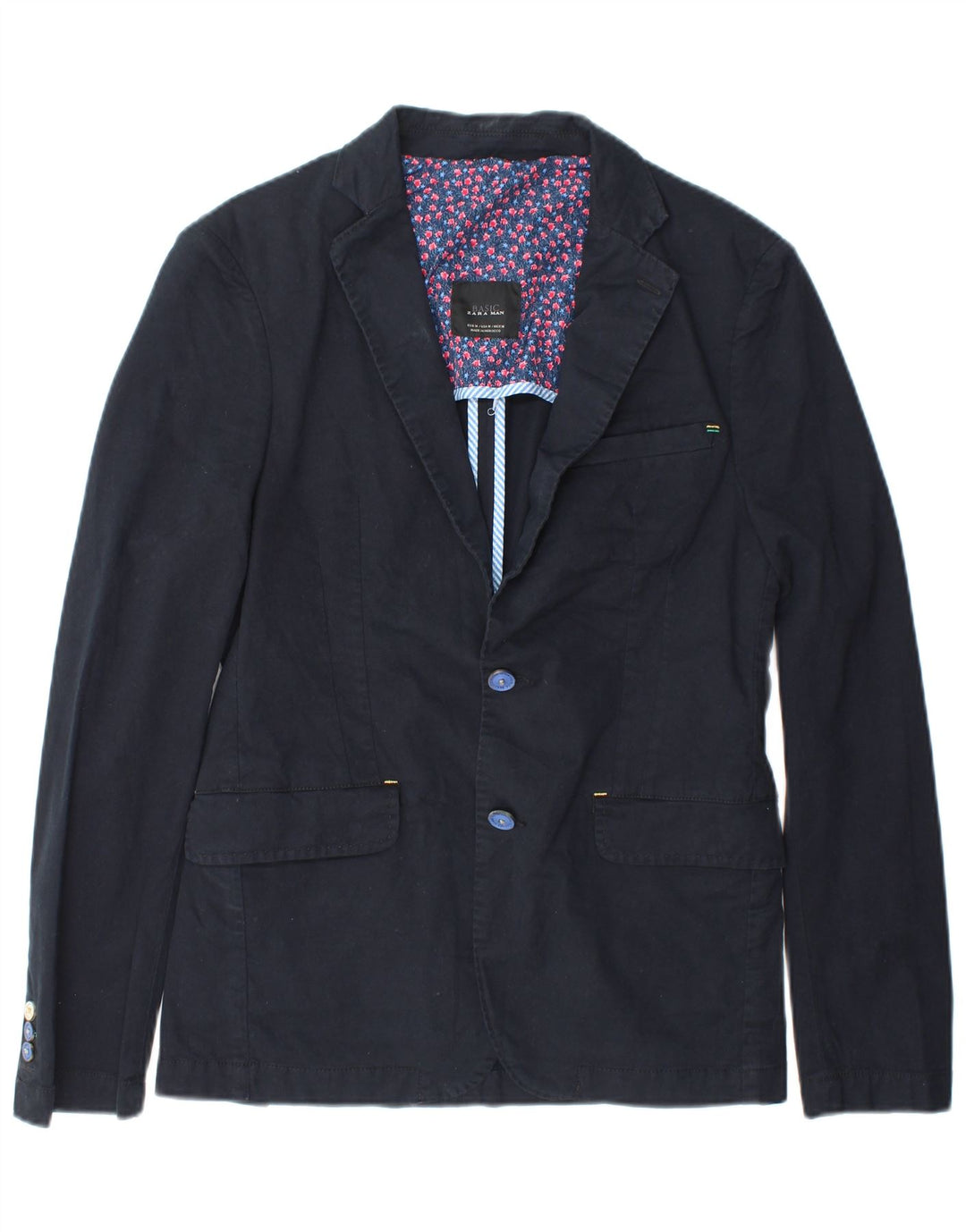 Zara Ανδρικό μπλέιζερ μπουφάν UK 38 Medium Navy Blue