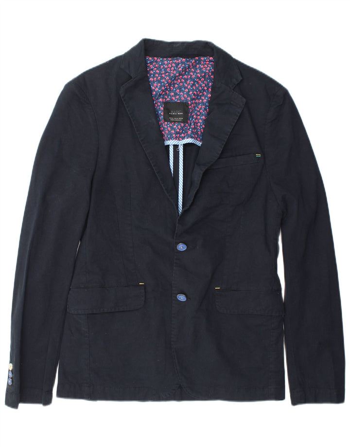 Zara Ανδρικό μπλέιζερ μπουφάν UK 38 Medium Navy Blue