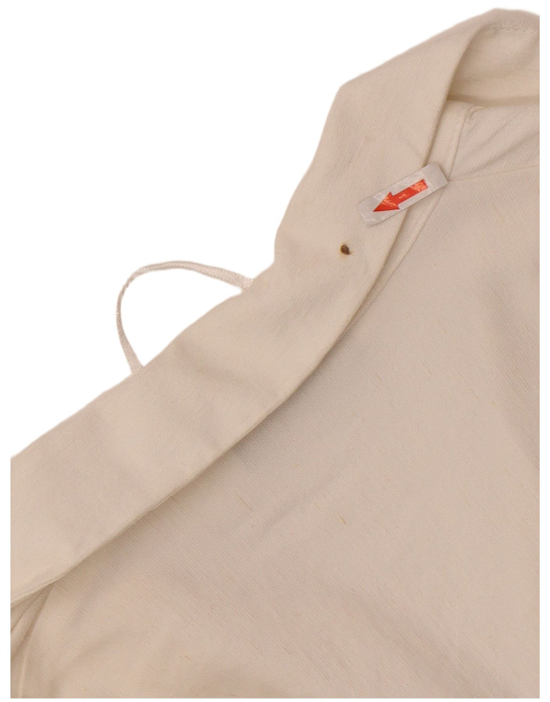 Zara Γυναικείο πουκάμισο Crop Μπλούζα UK 10 Small White