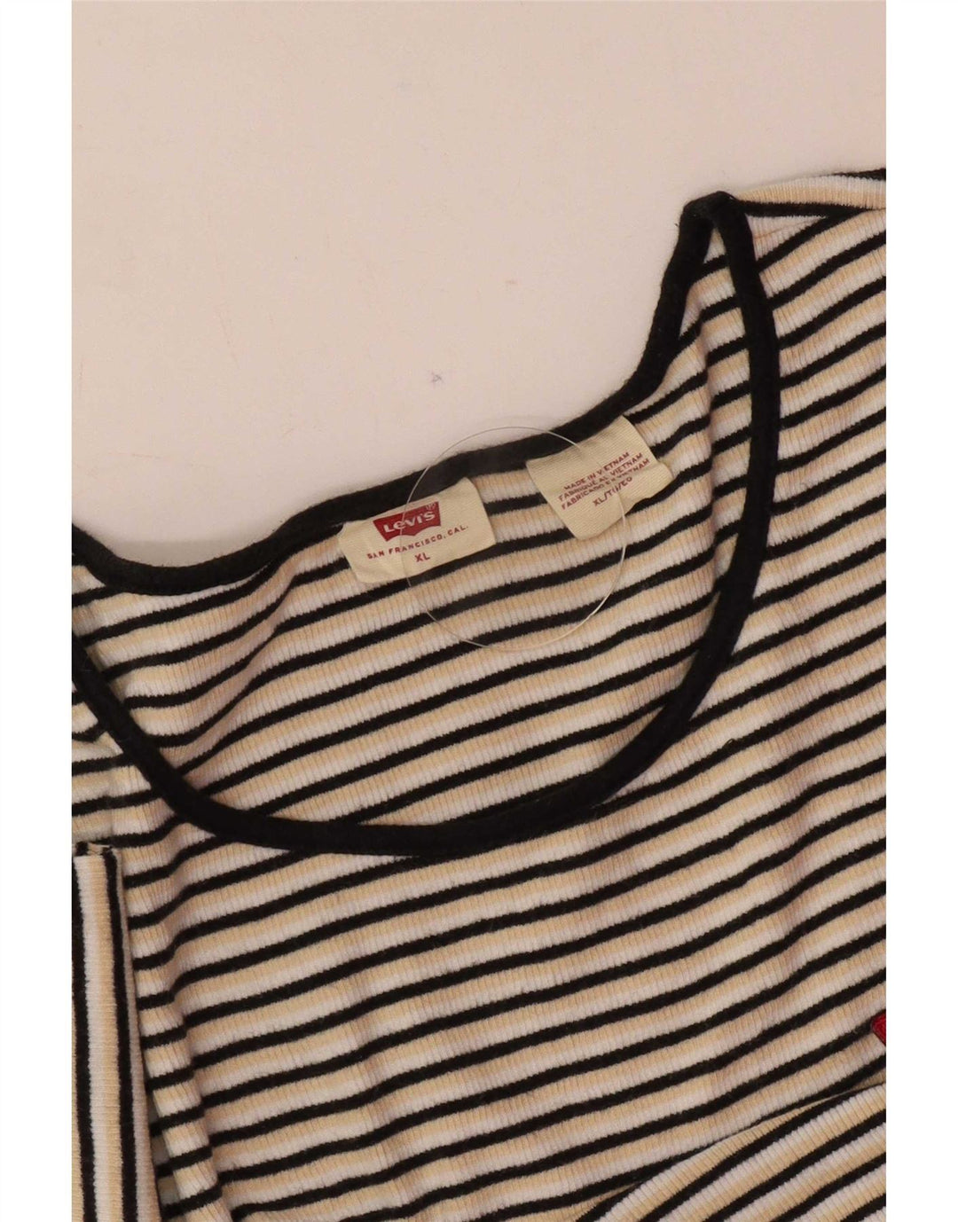 Γυναικείο T-Shirt Levi's Top UK 18 XL Πολύχρωμο ριγέ