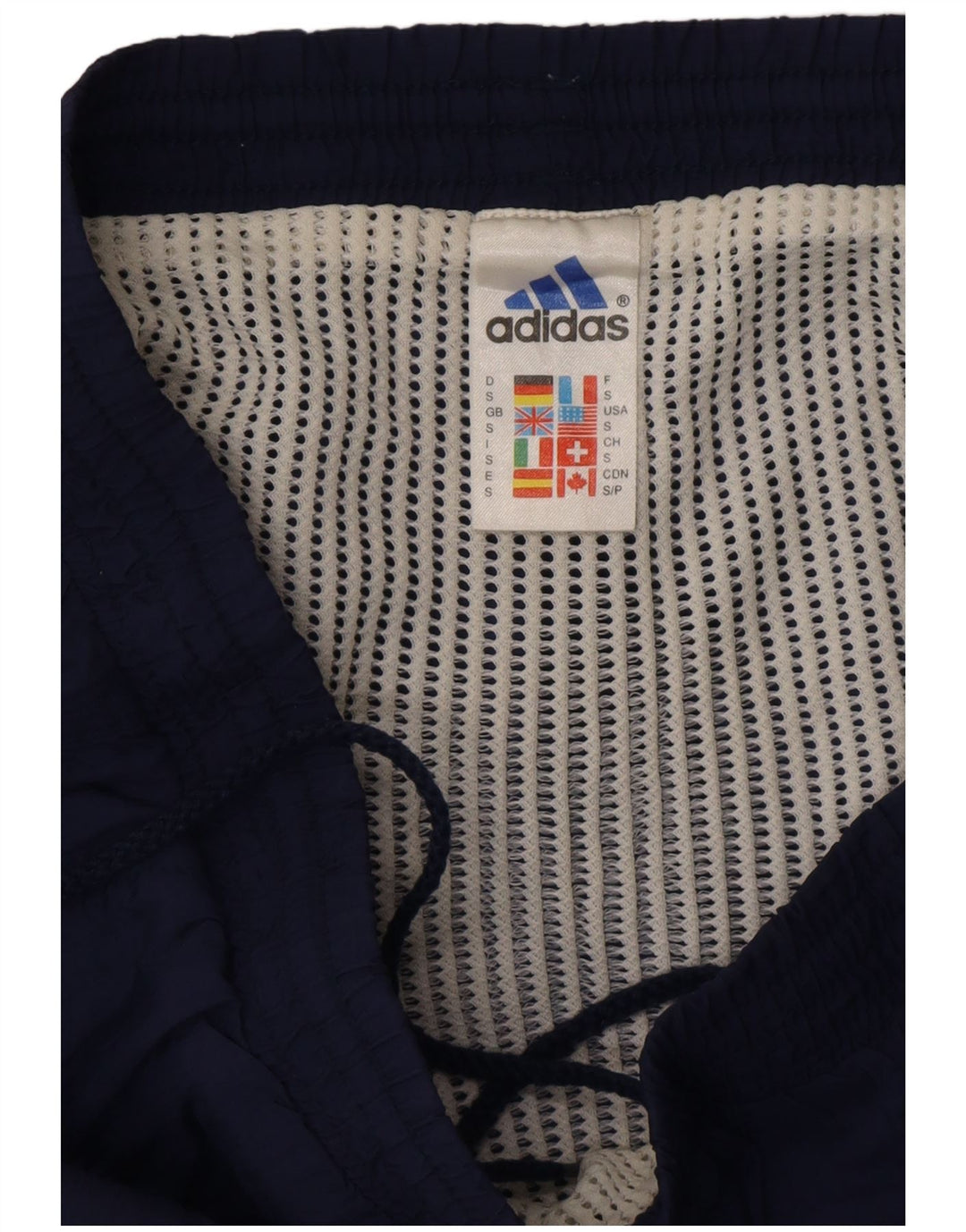 Ανδρικό γραφικό σορτς κολύμβησης ADIDAS Small Navy Blue Polyamide