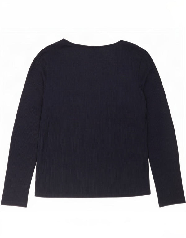 Γυναικεία μακρυμάνικη μπλούζα Marks & Spencer Top UK 16 Large Navy Blue