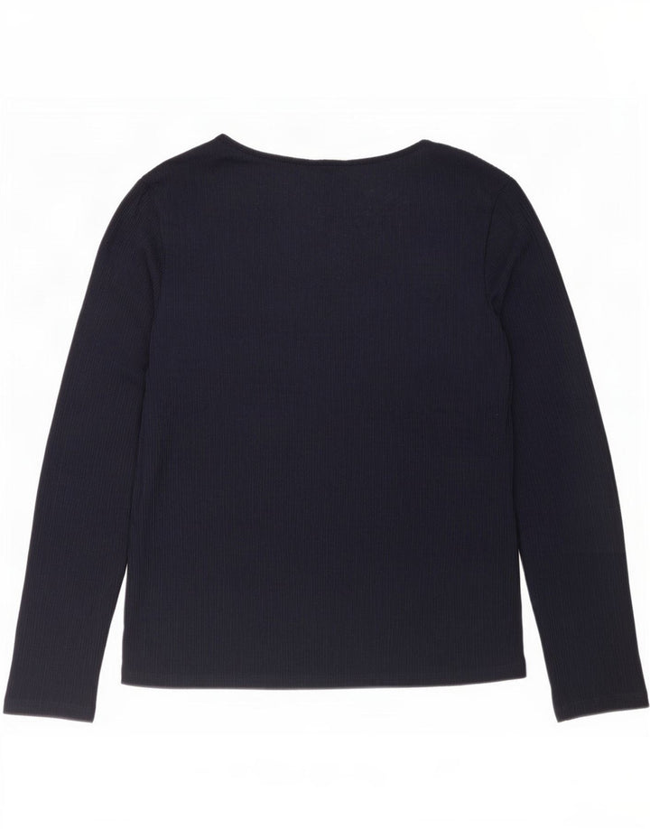 Γυναικεία μακρυμάνικη μπλούζα Marks & Spencer Top UK 16 Large Navy Blue