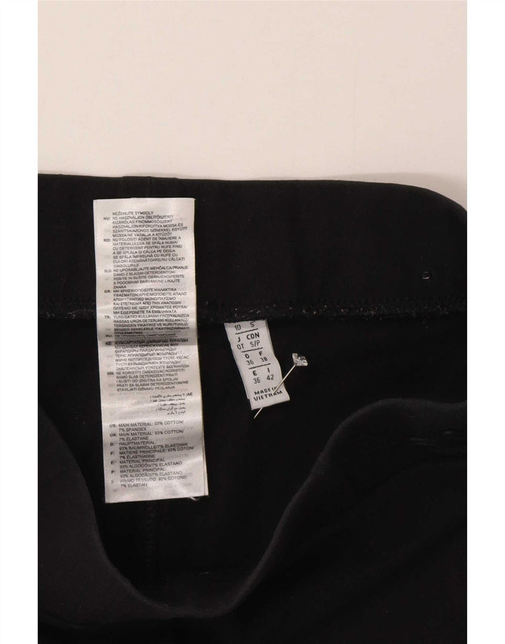 Γυναικείο κολάν Adidas UK 10 Small μαύρο βαμβακερό