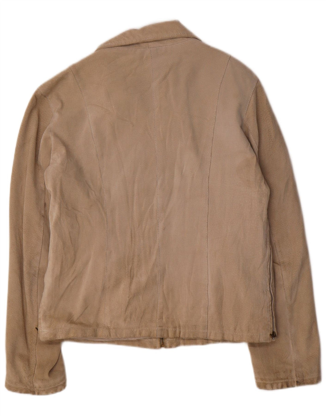 Vintage Γυναικείο Suede Jacket IT 48 XL Beige Leather