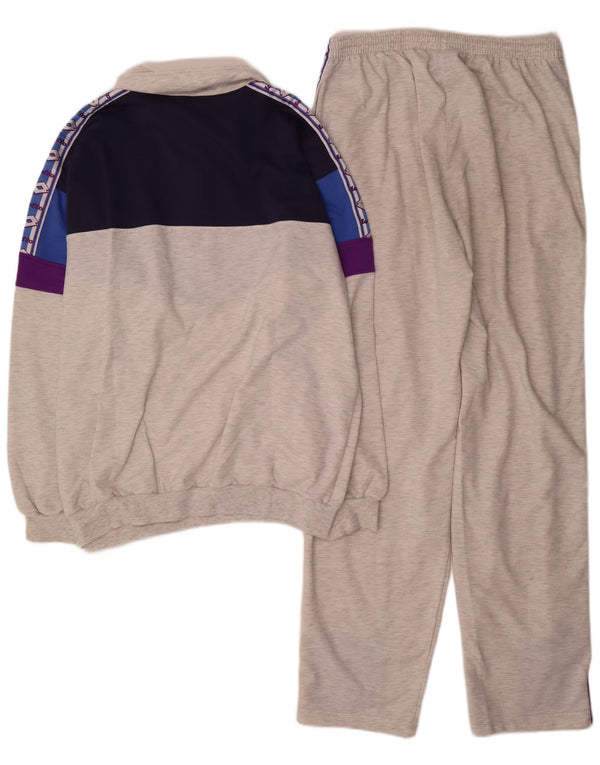 Ανδρική φόρμα Lotto Graphic Full Sports XL Grey Colourblock Polyester