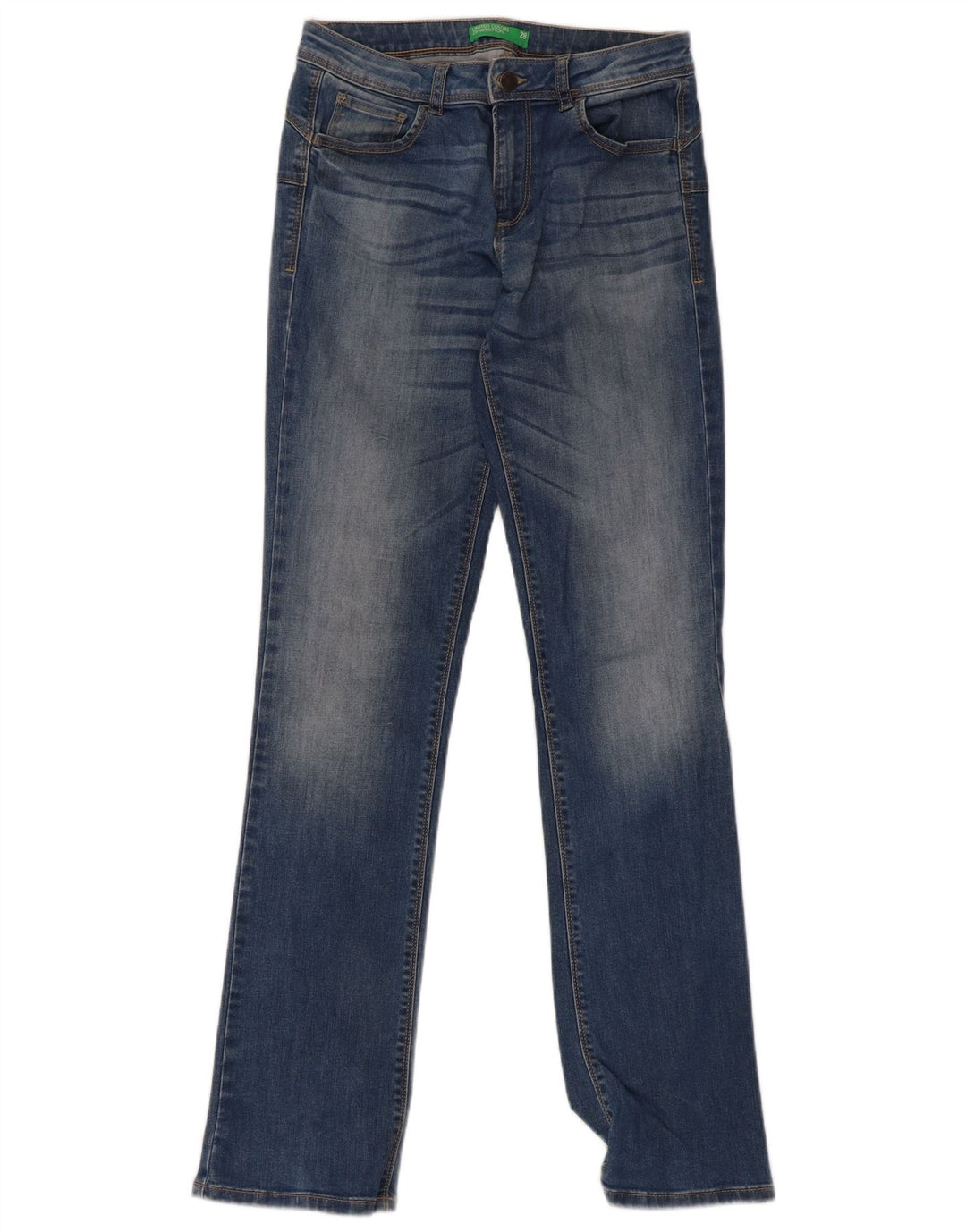 Benetton Γυναικείο Slim Jeans W28 L32 Blue