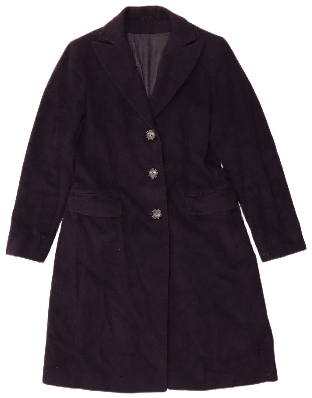 Γυναικείο παλτό Boggi UK 10 Small Navy Blue Wool