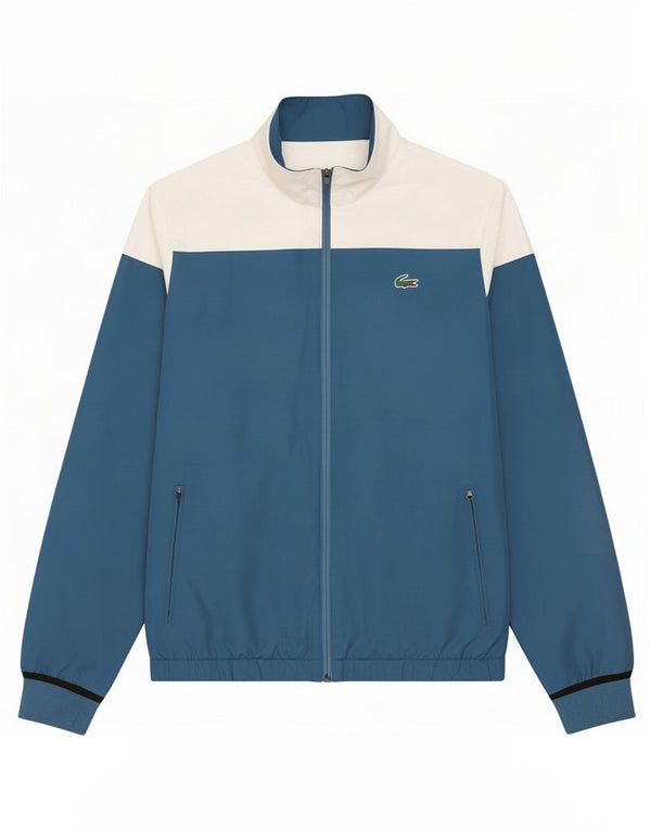 Ανδρική αθλητική φόρμα Lacoste Top Jacket Size 3 Small Blue Colourblock