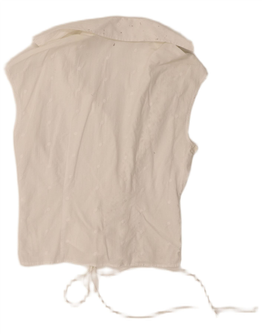 Naracamicie γυναικείο αμάνικο πουκάμισο μπλούζα UK 12 Medium White