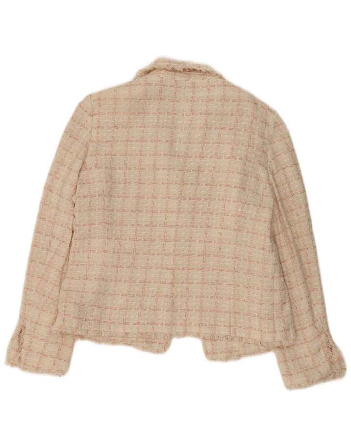 Marks & Spencer Γυναικείο μπουφάν Blazer UK 16 Large Pink Check