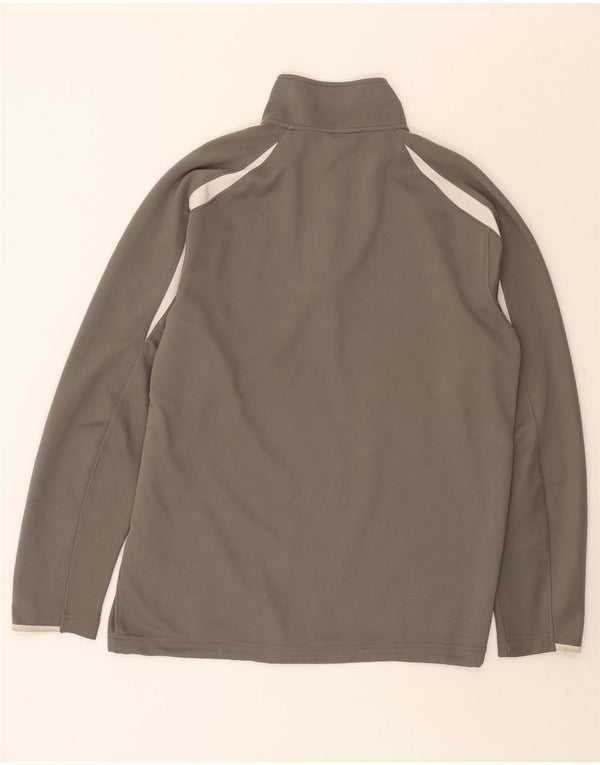 Ανδρική φόρμα πουλόβερ με φερμουάρ Asics Top Large Grey Colourblock Polyester