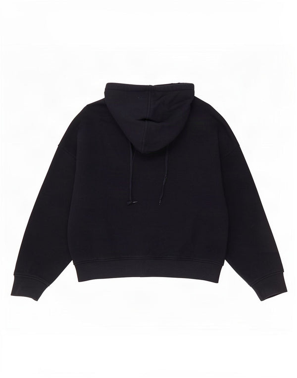 Marks & Spencer Womens Oversized Hoodie Jumper UK 14 Medium Navy Blue