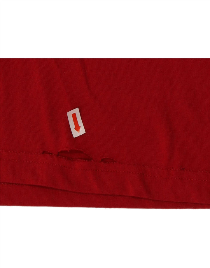 Ανδρικό T-Shirt Lyle & Scott Top Medium Red Polyester