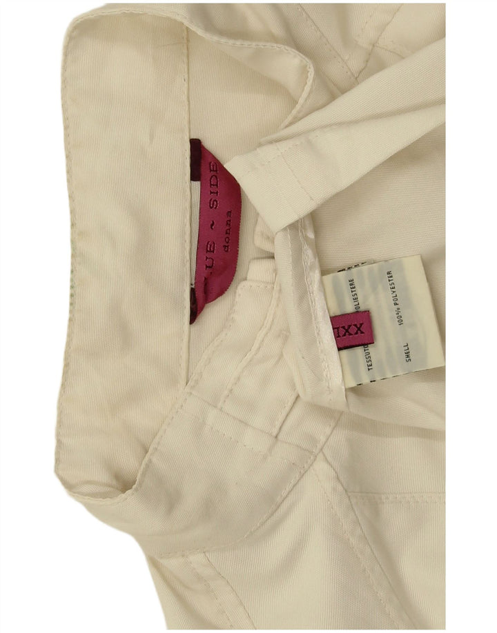 Blue Side Γυναικείο Bomber Jacket UK 20 2XL Λευκός Πολυεστέρας