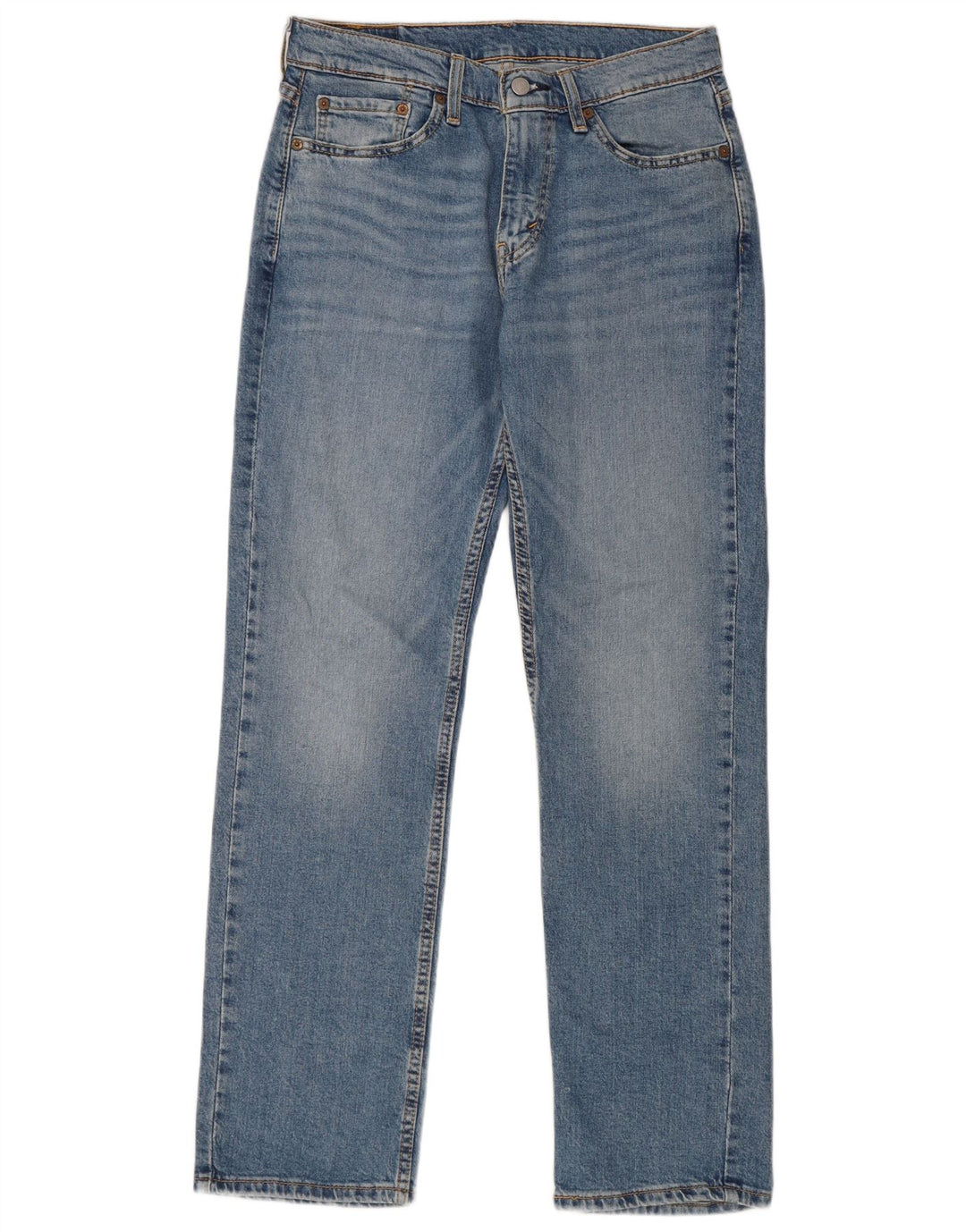 Levi's Mens 514 Straight Jeans W32 L32 Blue Cotton